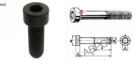 สกรูหัวจมบาง เกรด 8.8 DIN 7984