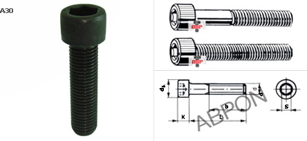 สกรูหัวจมเกลียวอเมริกัน