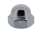 หัวน๊อตหมวก ชุบโครเมี่ยม