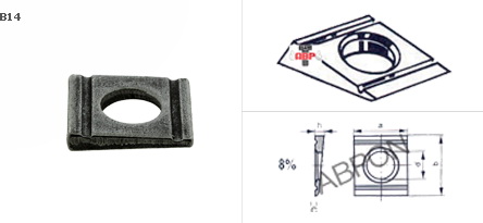 แหวนเตเปอร์ 8% (DIN434)