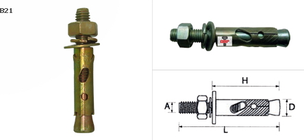 พลุ๊กเหล็ก ธรรมดา/ FASTENIC