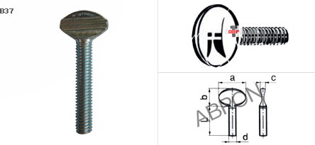 สกรูหางแบน มิล, หุน