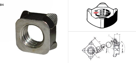 หัวน๊อตอ๊าคสี่เหลี่ยม