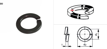 แหวนสปริงดำ, ชุบขาว เบอร์ 1