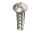 สกรูหัวกลมผ่าสแตนเลส