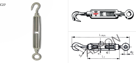 เกลียวเร่งแบน สแตนเลส