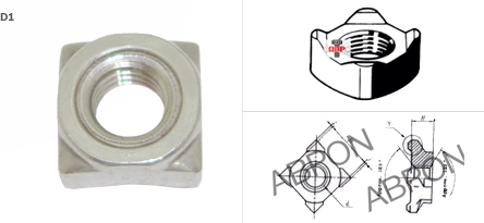 หัวน๊อตอ๊าคสี่เหลี่ยม สแตนเลส