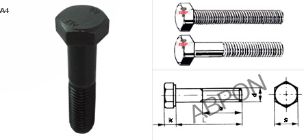 สกรูเกลียวหยาบ (NC), เกลียวละเอียด (NF) เกรด 4.8