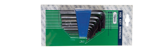 กุญแจหกเหลี่ยม อาเคอร์ ชุดกรอบพลาสติก